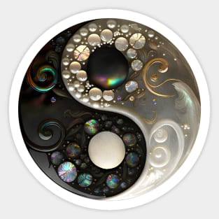 Yin Yang, A Mystical Symbol Sticker